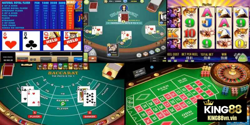 Hệ sinh thái sản phẩm giải trí King88 vô cùng đa dạng